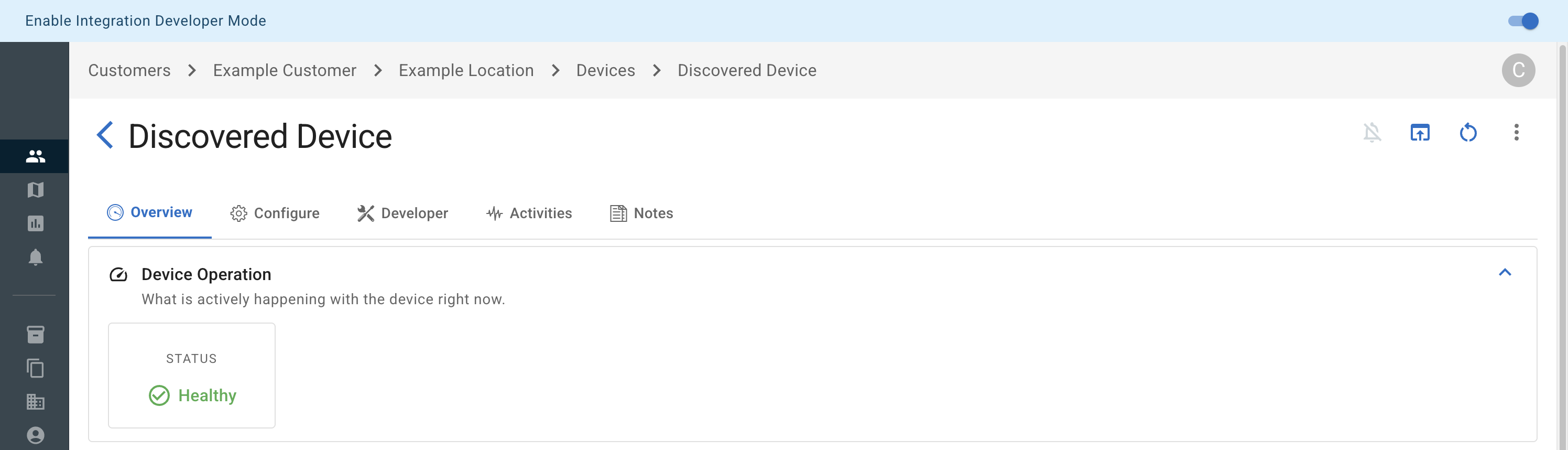 ovrc web interface